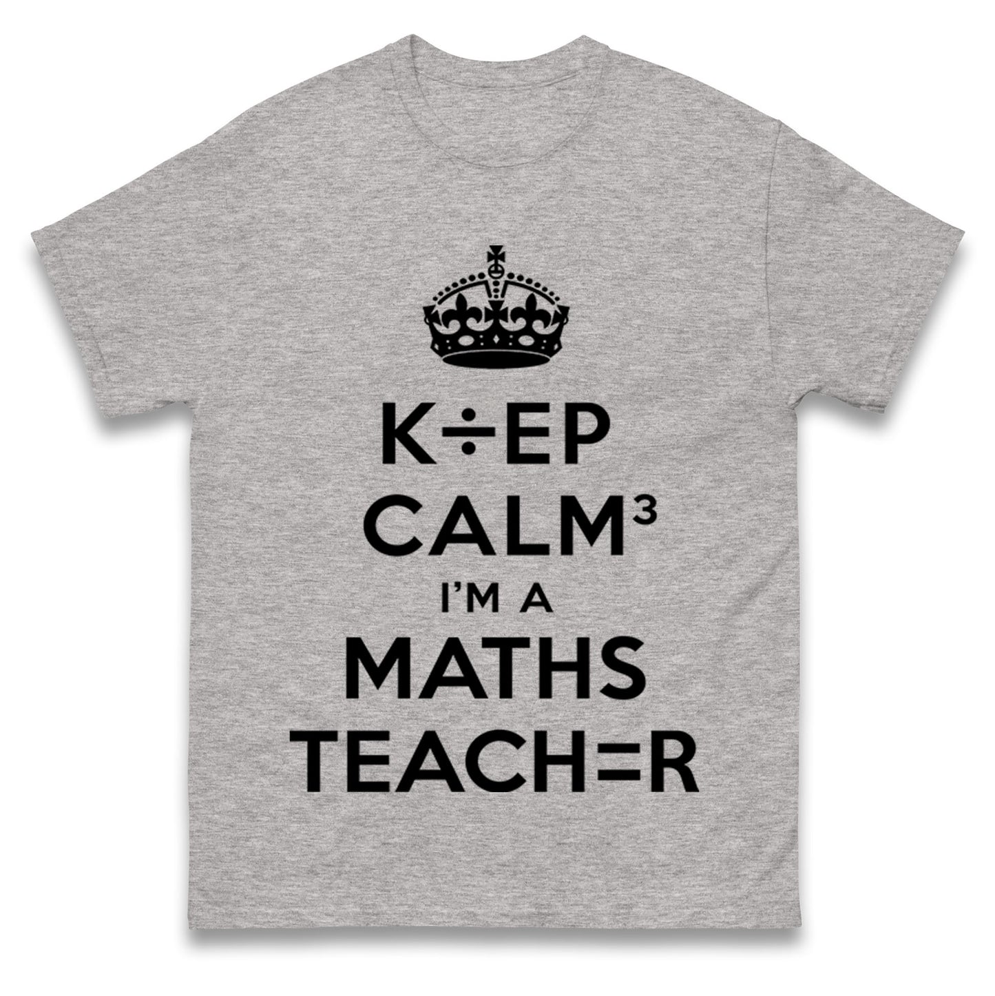 Keep Calm I’m A Maths Teacher T Shirt