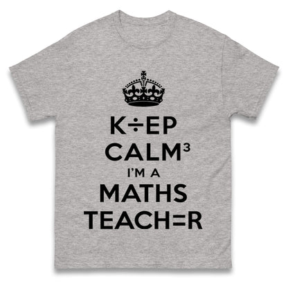 Keep Calm I’m A Maths Teacher T Shirt