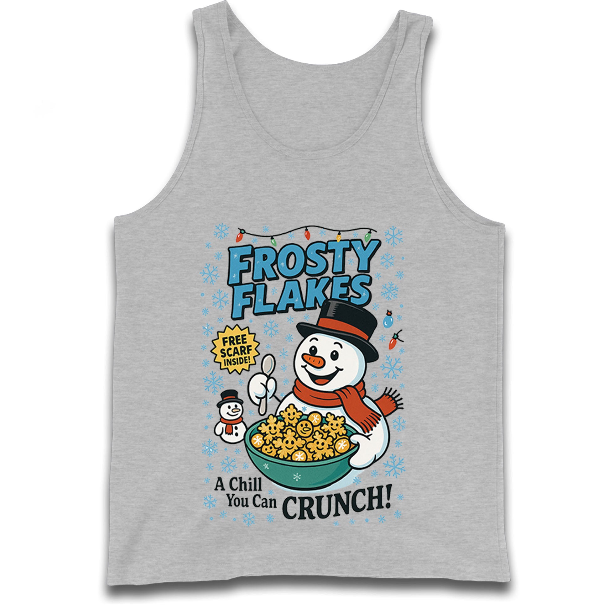 Snowman Christmas Tank Top