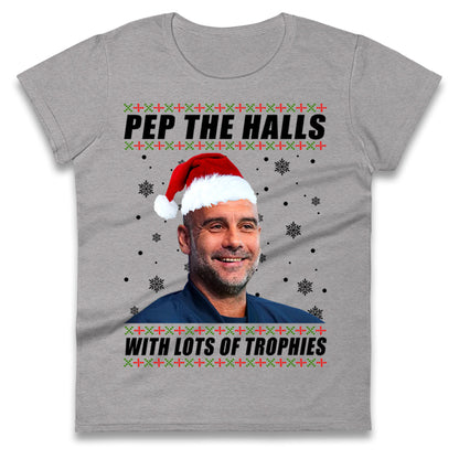 Pep Guardiola Christmas Ladies T Shirt