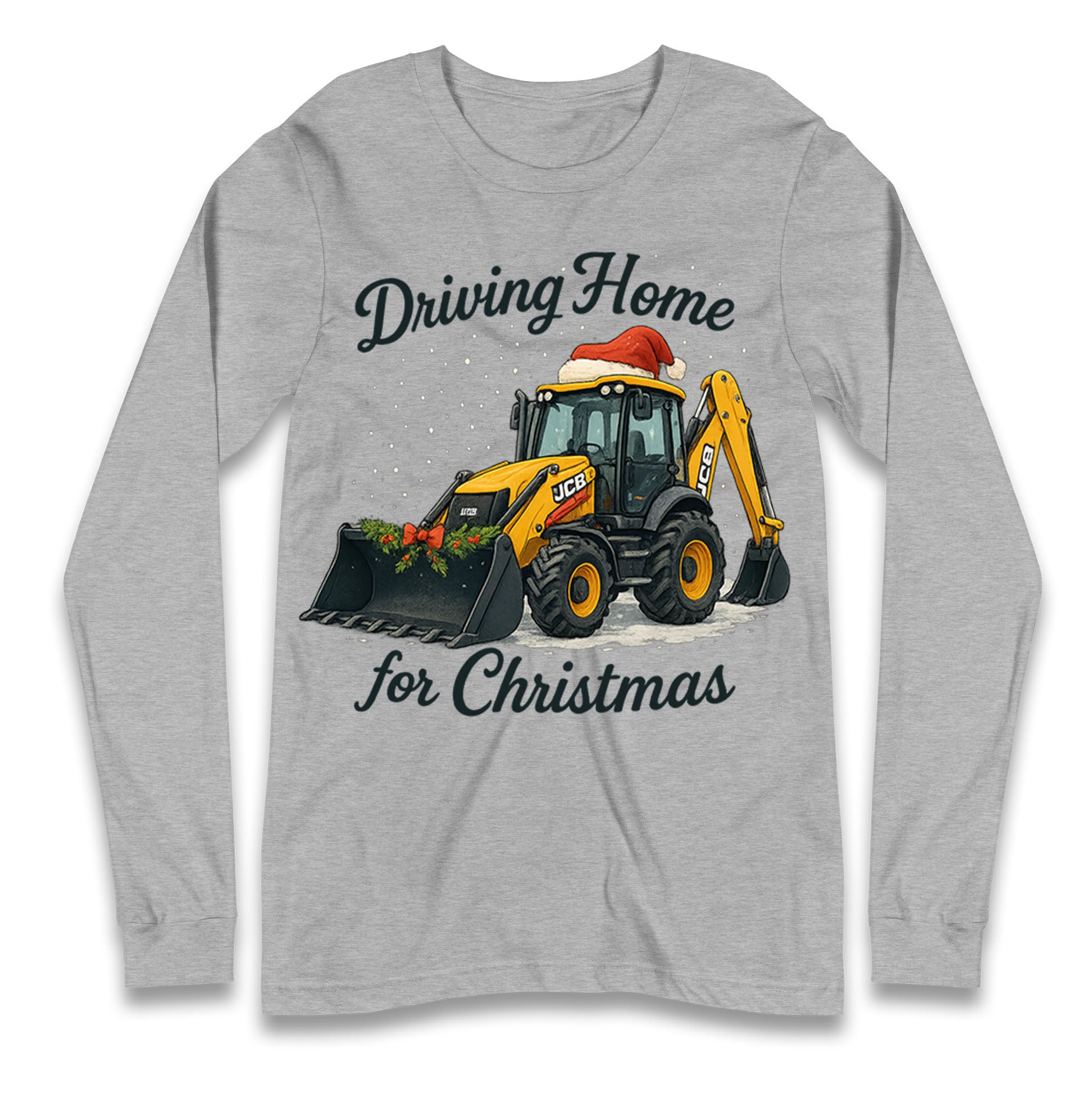 JCB Christmas Longsleeve T Shirt