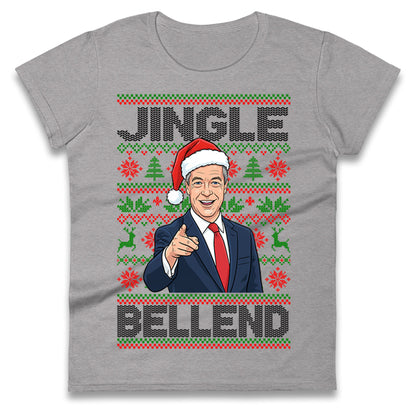Nigel Farage Christmas Ladies T Shirt