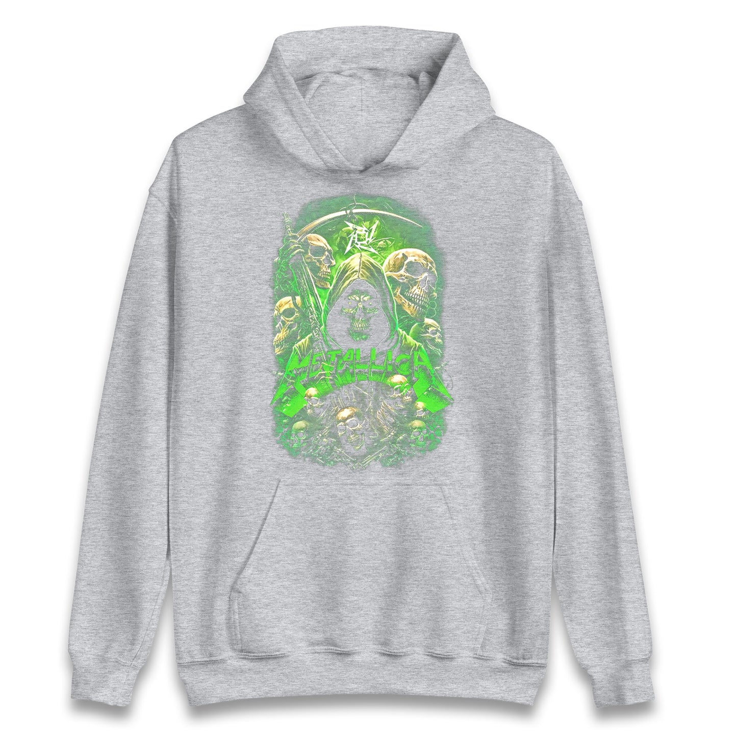 Metallica Green Skulls Hoodie