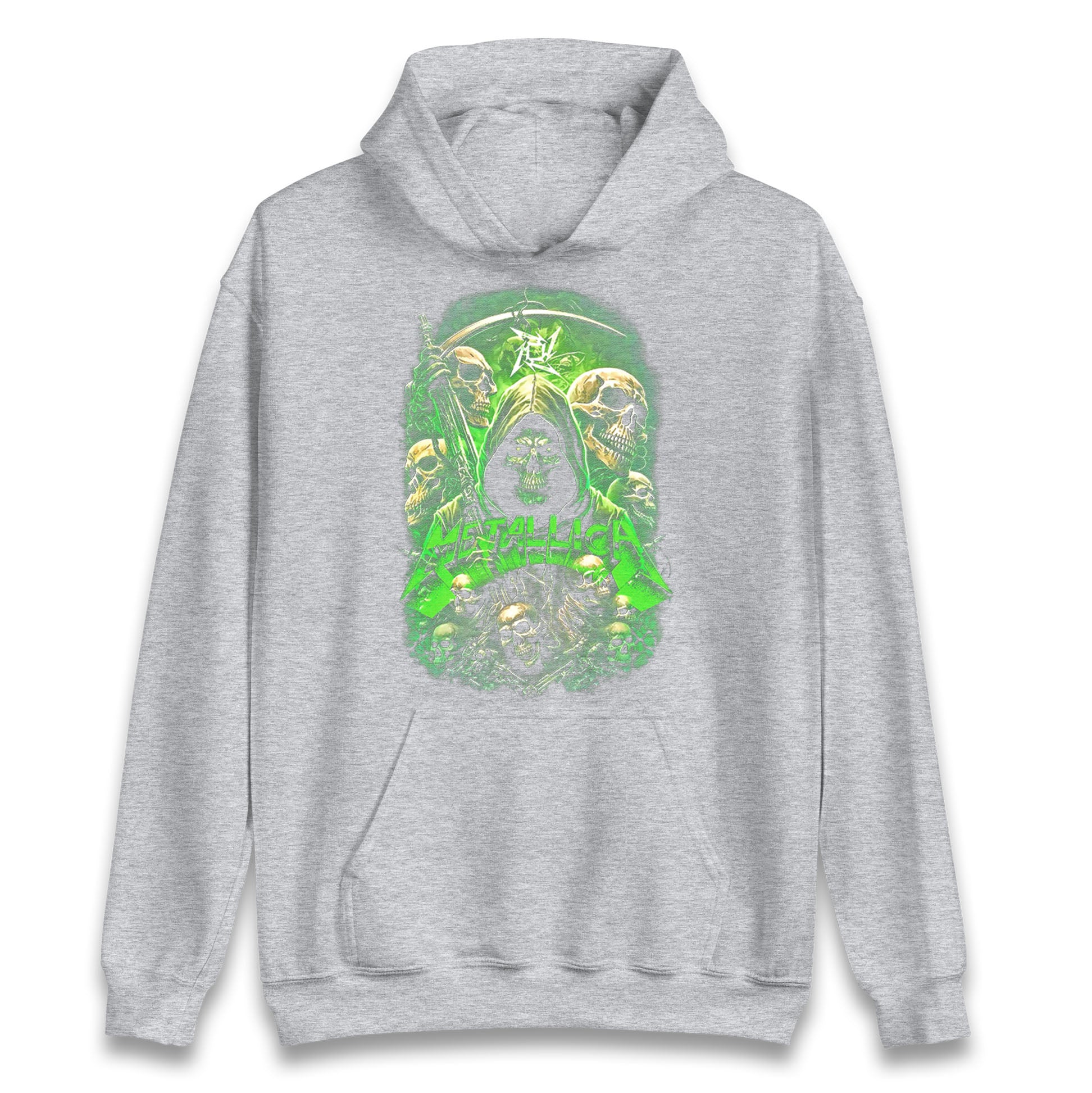 Metallica Green Skulls Hoodie