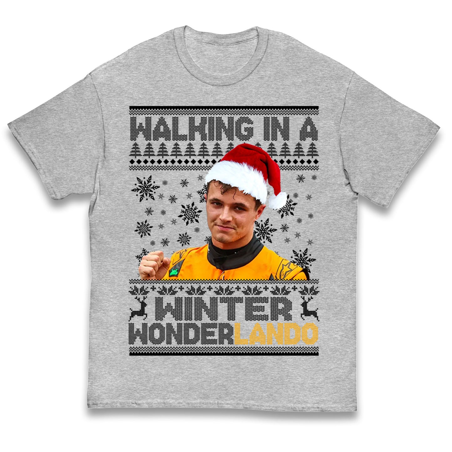 Lando Norris Christmas Kids T Shirt