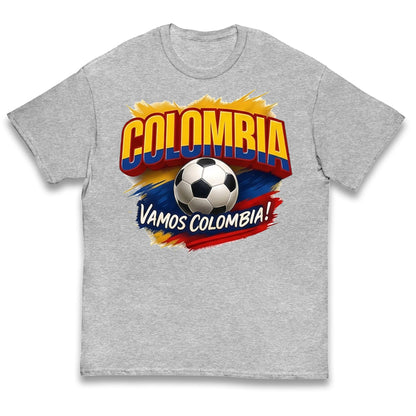 Colombia Retro World Cup Kids T Shirt