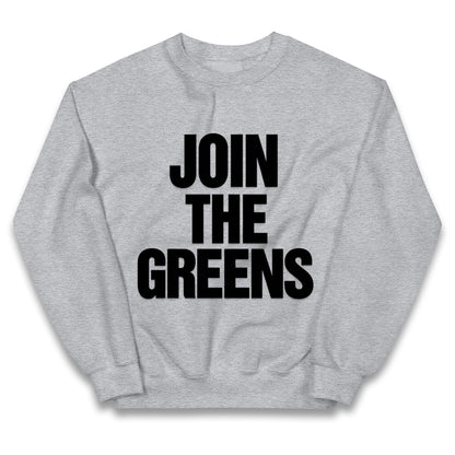 Green Party Join The Greens Kids Jumper