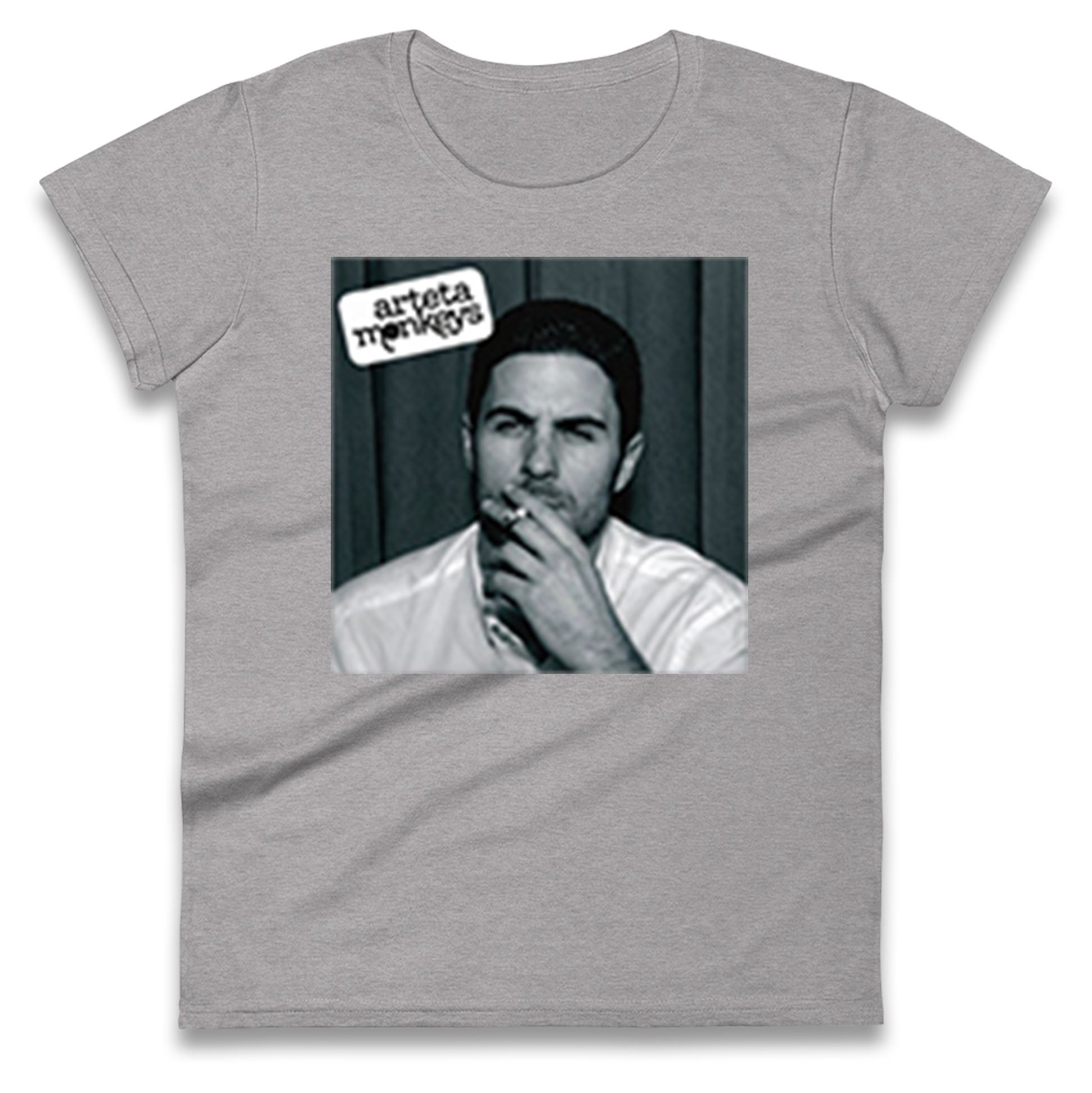 Mikel Arteta Arsenal Arctic Monkeys Ladies T Shirt