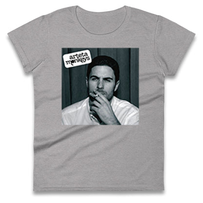 Mikel Arteta Arsenal Arctic Monkeys Ladies T Shirt