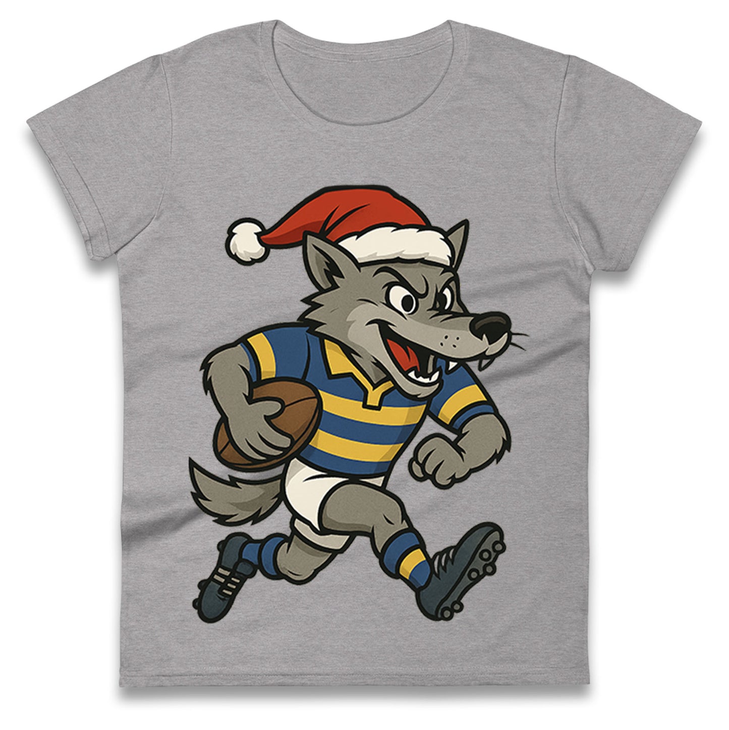 Warrington Wolves Christmas Ladies T Shirt