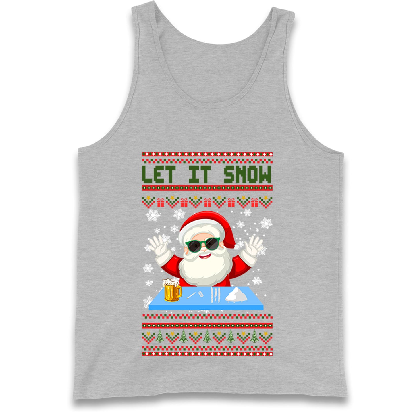 Santa Claus Christmas Tank Top