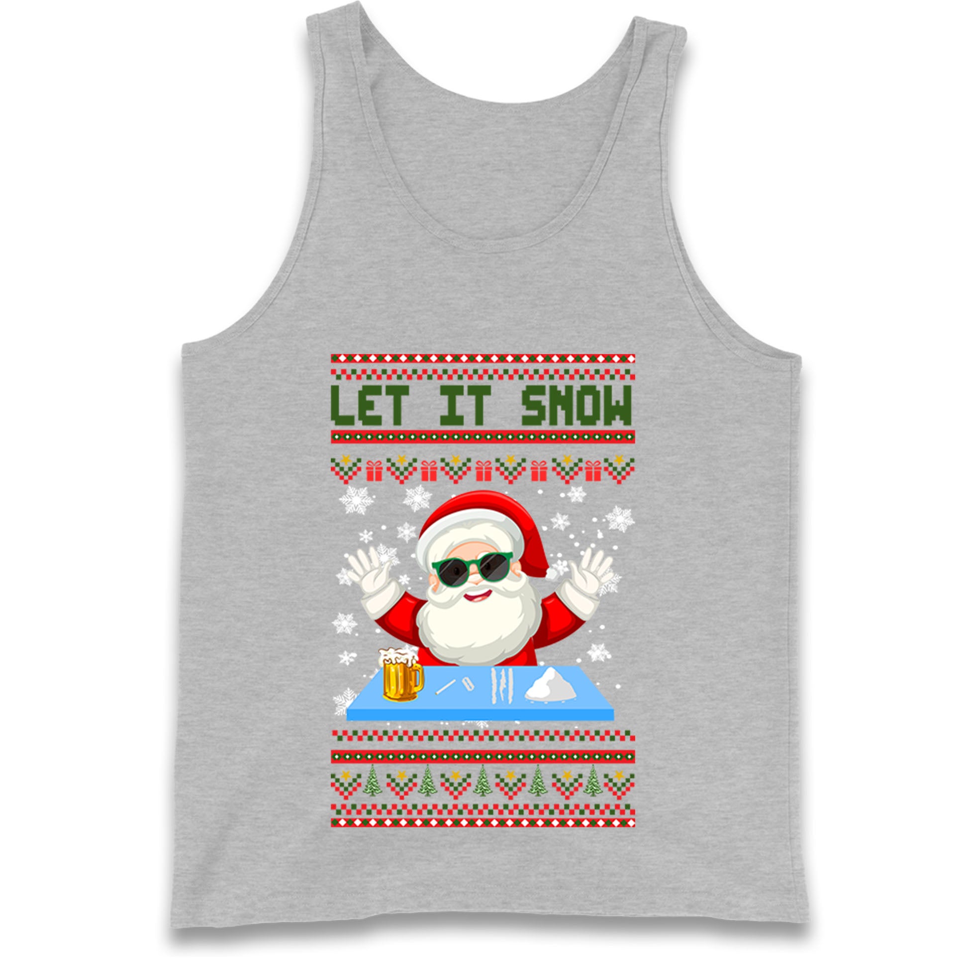 Santa Claus Christmas Tank Top