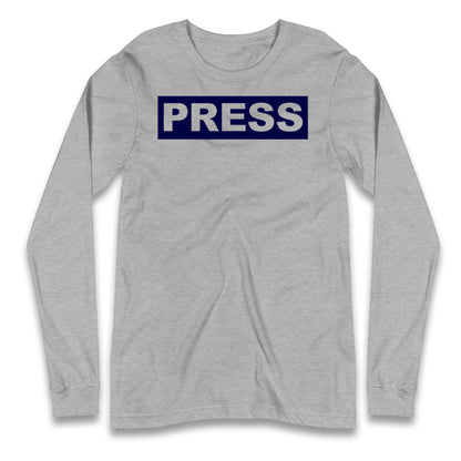 PRESS Palestine Inspired By Journalist Motaz Azaiza Longsleeve T Shirt