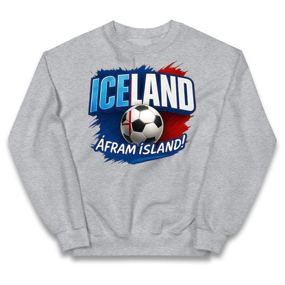 Iceland Retro World Cup Kids Jumper