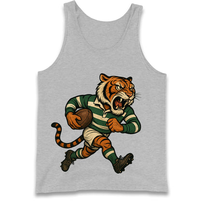 Retro Leicester Tigers Rugby Union Tank Top