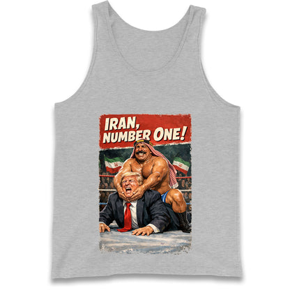 Donald Trump Iron Sheik Iran Wrestling Tank Top