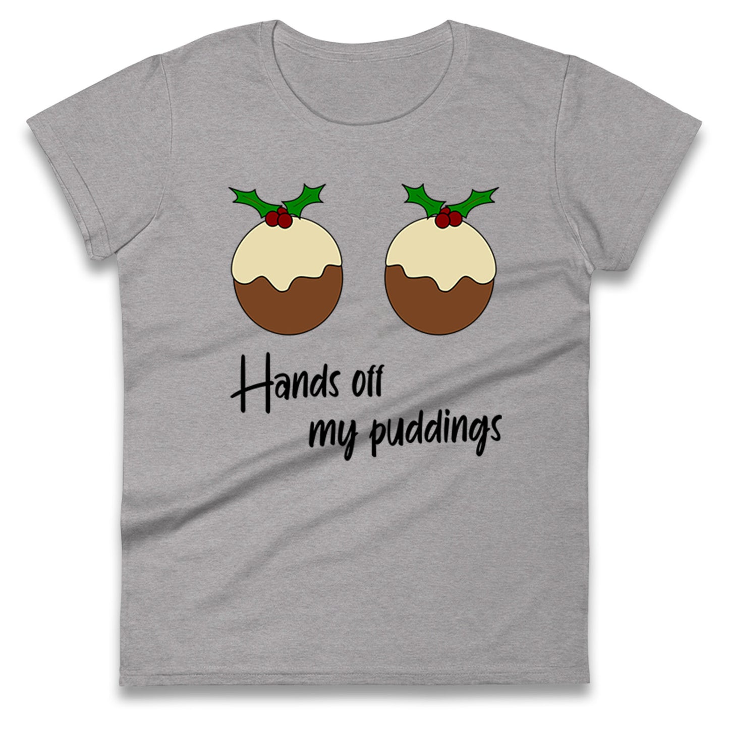 Christmas Puddings Ladies T Shirt
