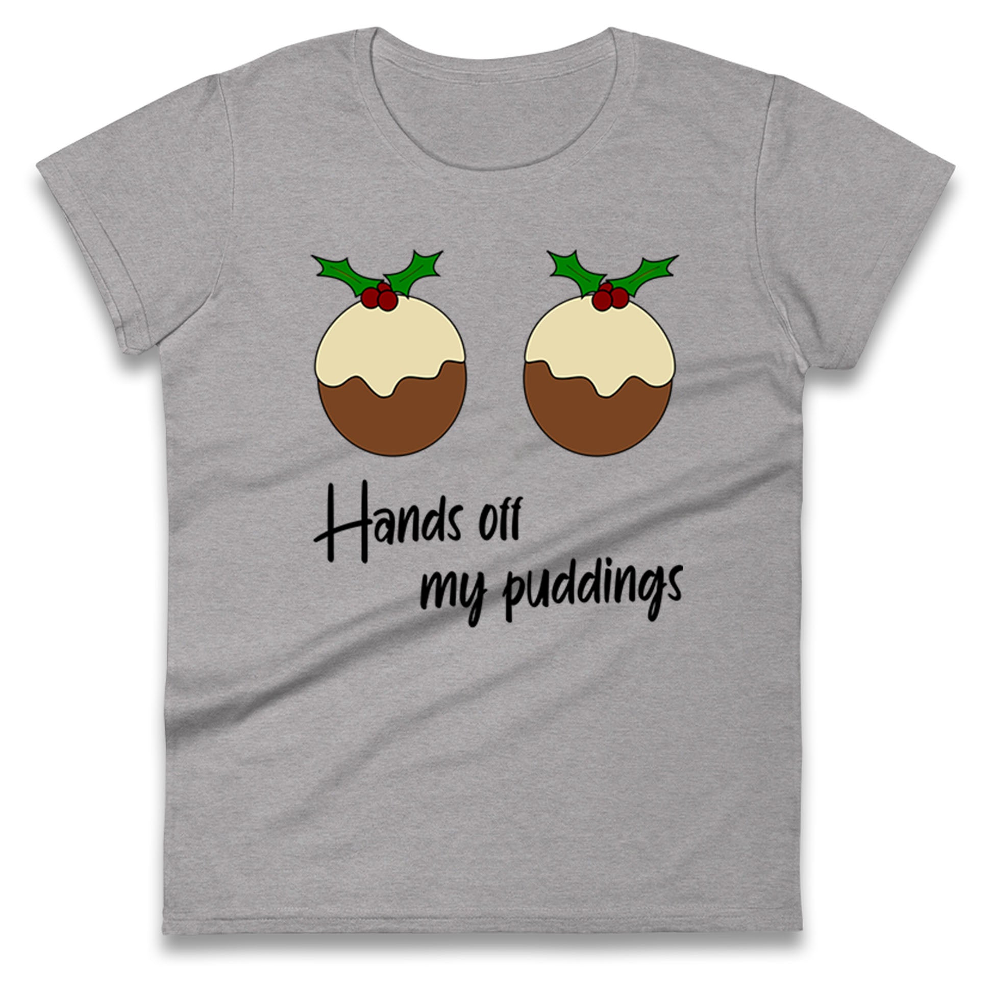 Christmas Puddings Ladies T Shirt