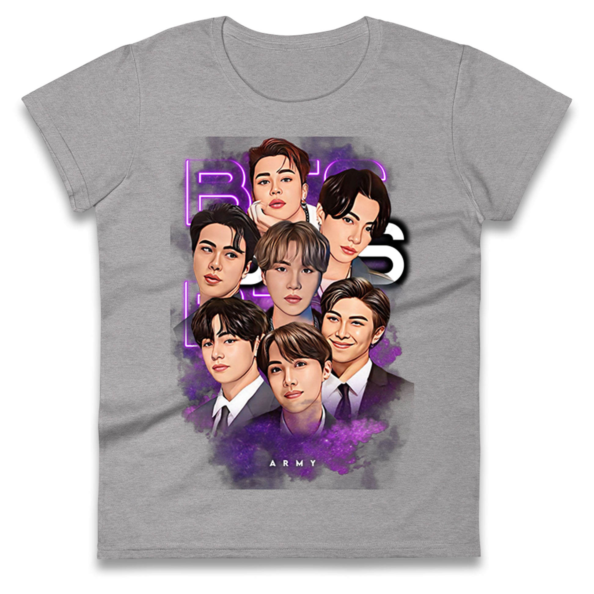 BTS K POP Ladies T Shirt
