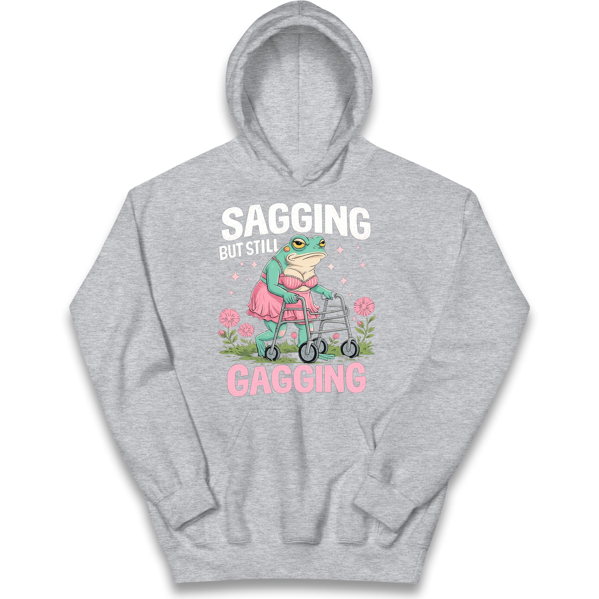Sagging But Still Gagging Kids Hoodie