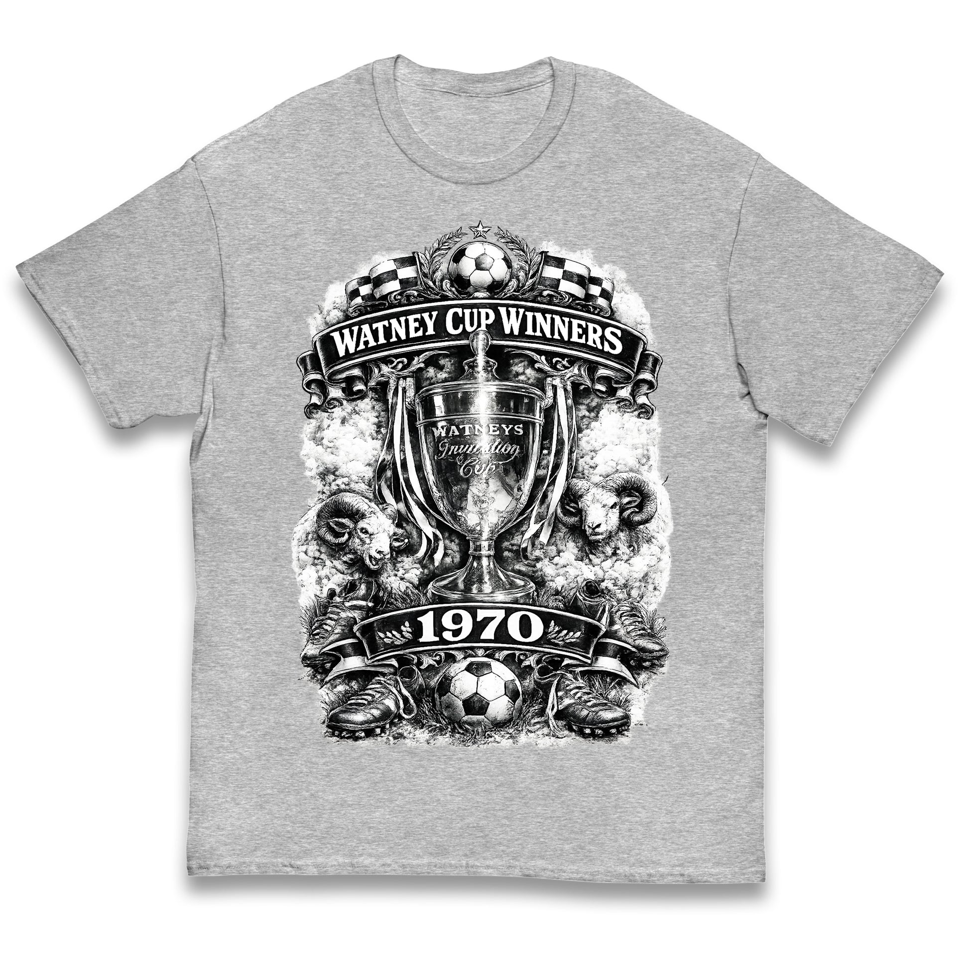 Retro Derby Watney Cup Winners 1970 Kids T Shirt