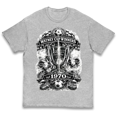 Retro Derby Watney Cup Winners 1970 Kids T Shirt