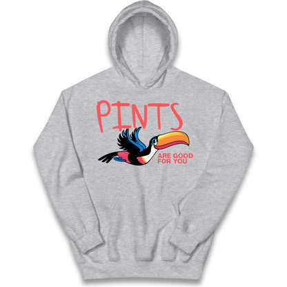 Pints Are Good For You Guinness Kids Hoodie