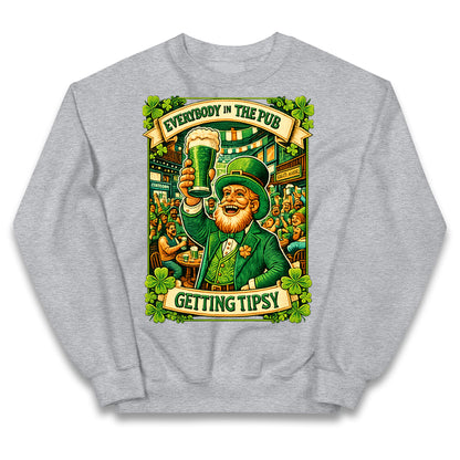 Everybody In The Pub Getting Tipsy Kids Jumper