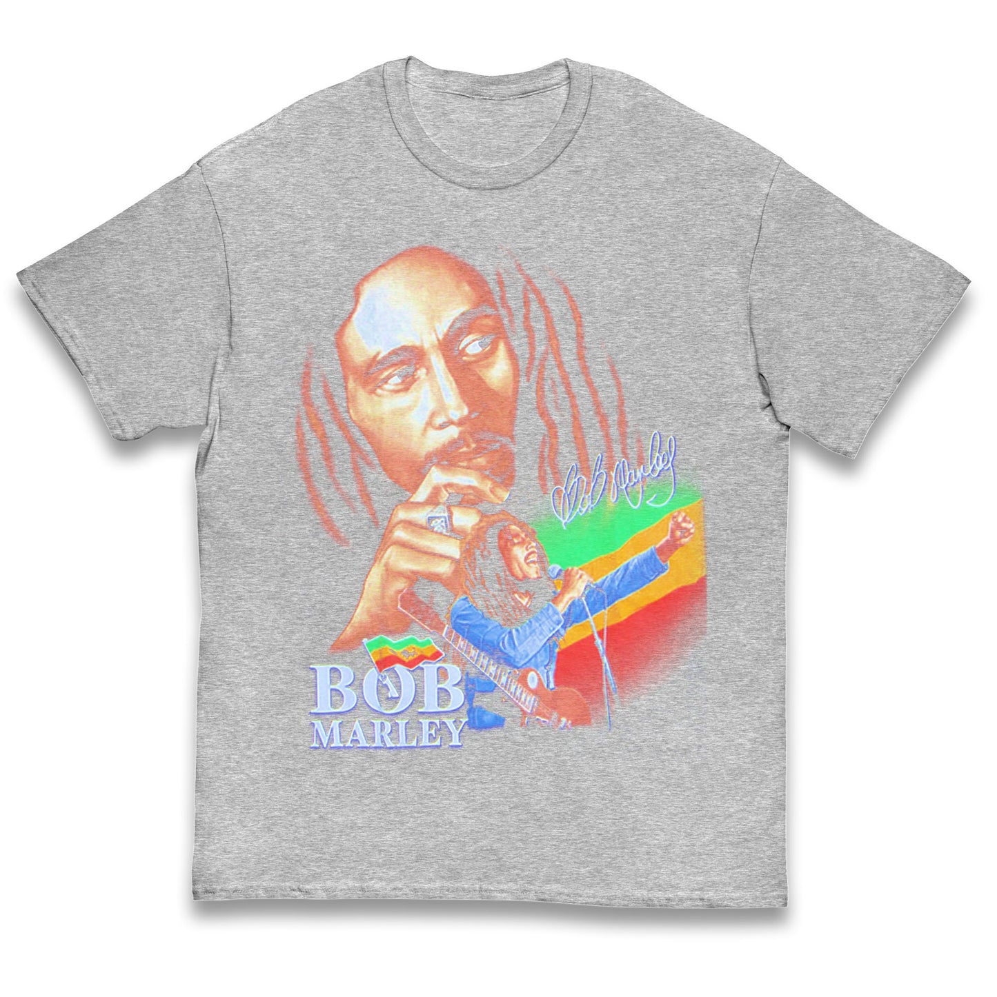 Bob Marley Iron Like A Lion Kids T Shirt