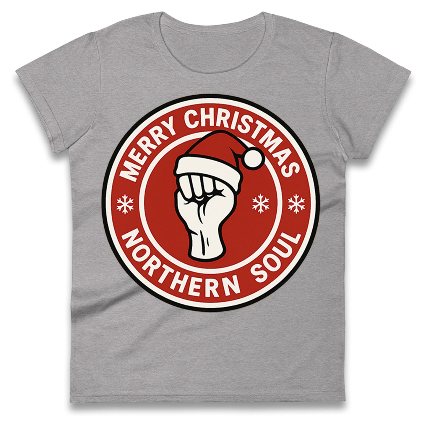 Merry Christmas Northern Soul Ladies T Shirt