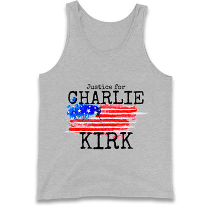 Justice For Charlie Kirk Tank Top