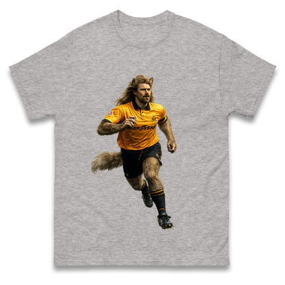 Retro John The Wolf Wolves Football T Shirt