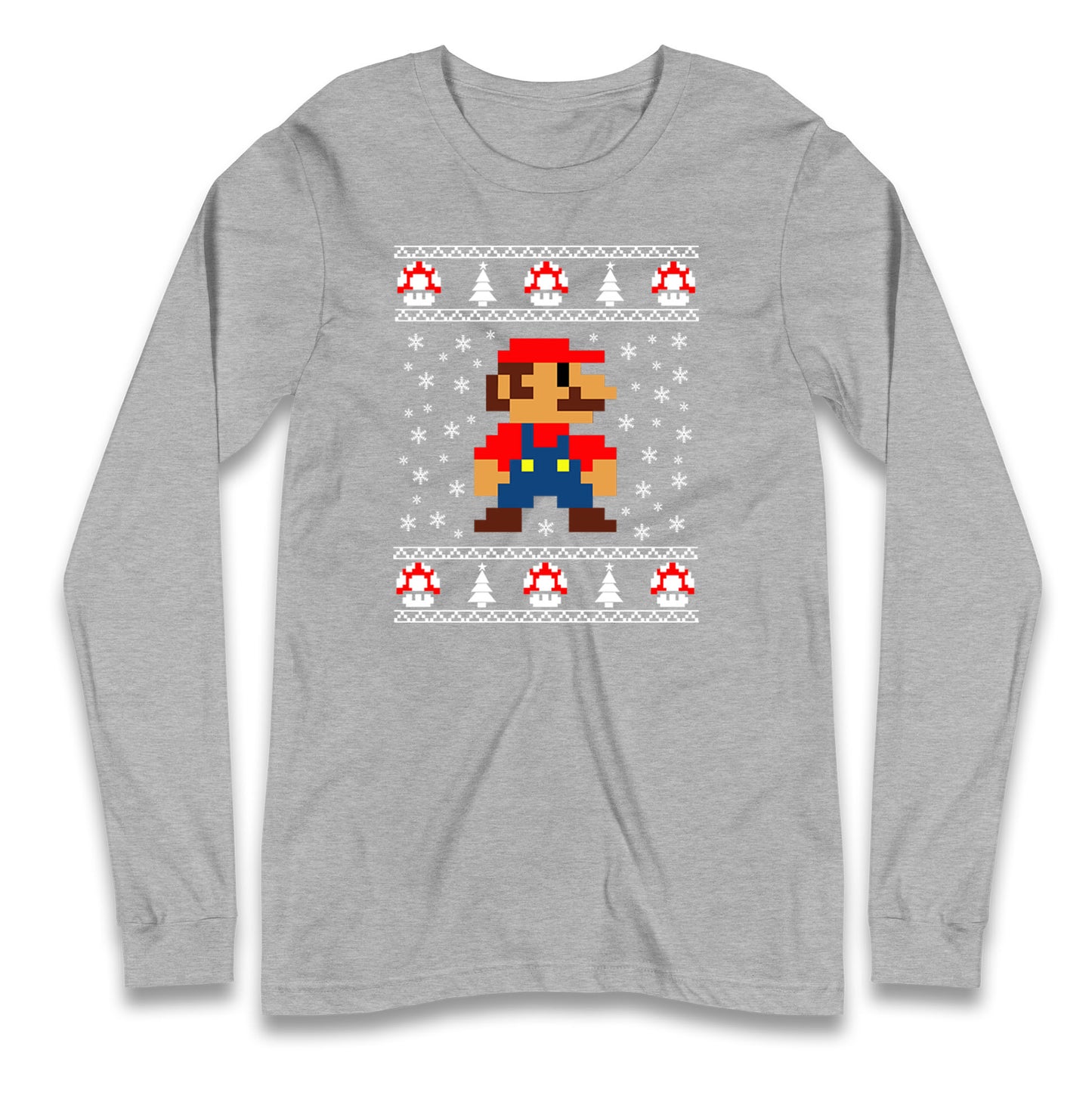 super mario christmas long sleeve t shirt