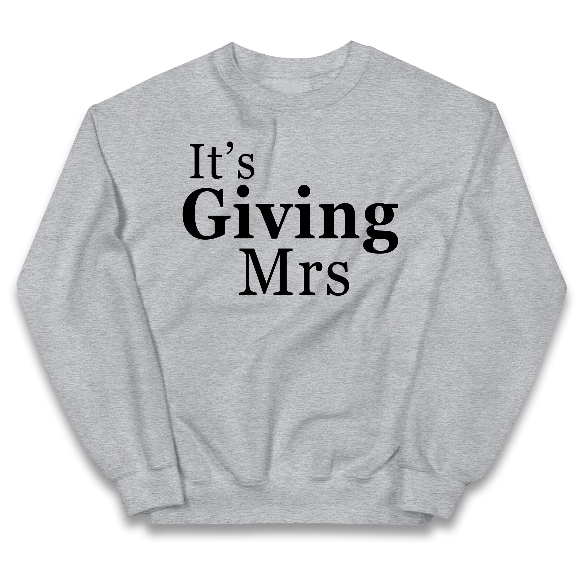 It’s Giving Mrs Kids Jumper
