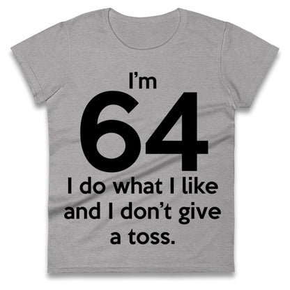 64th Birthday Ladies T Shirt 