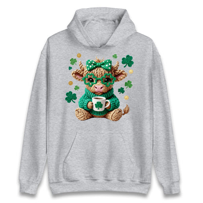 Cute Cow St Patrick Hoodie