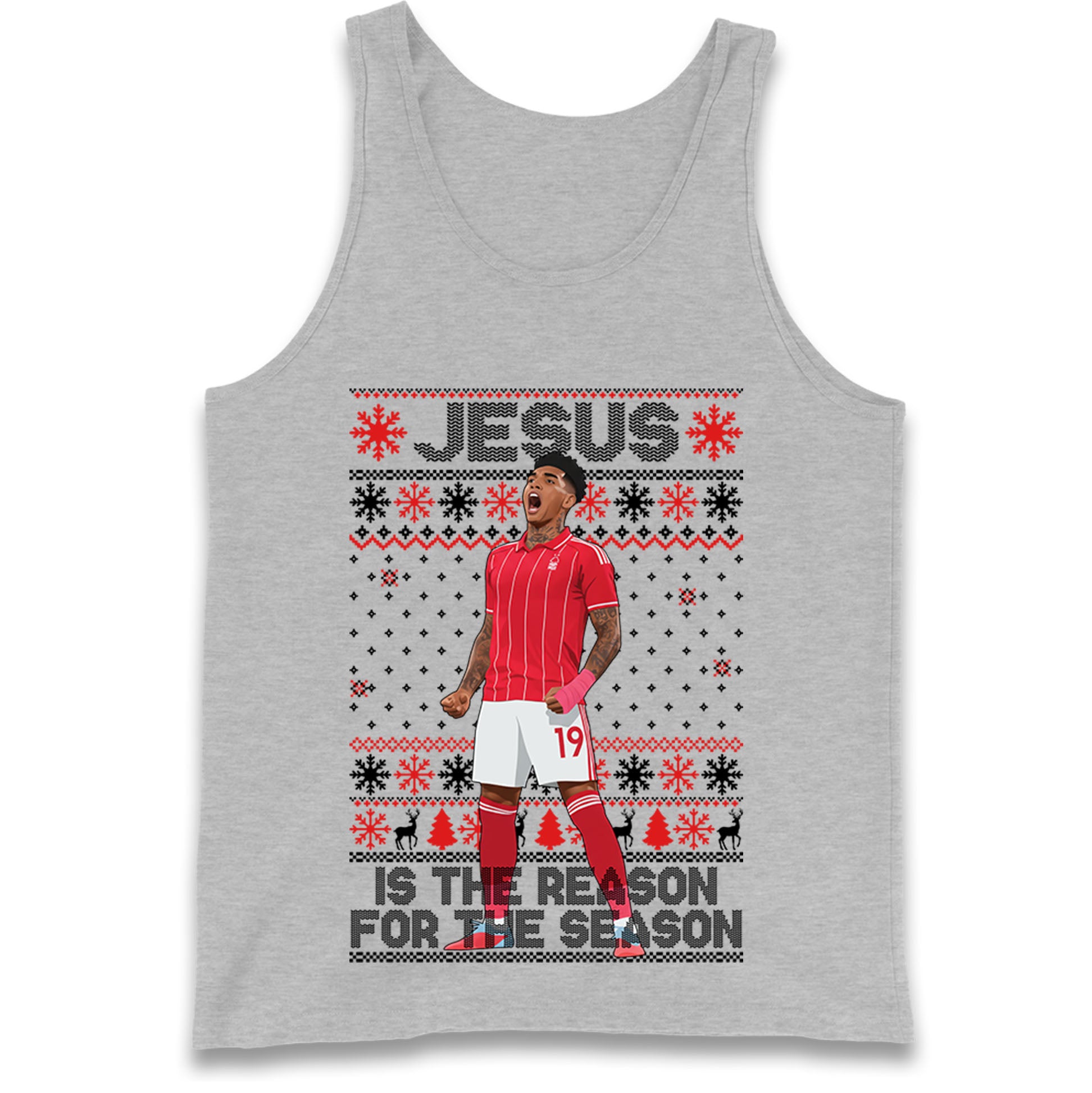 Nottm Forest FC Christmas Tank Top