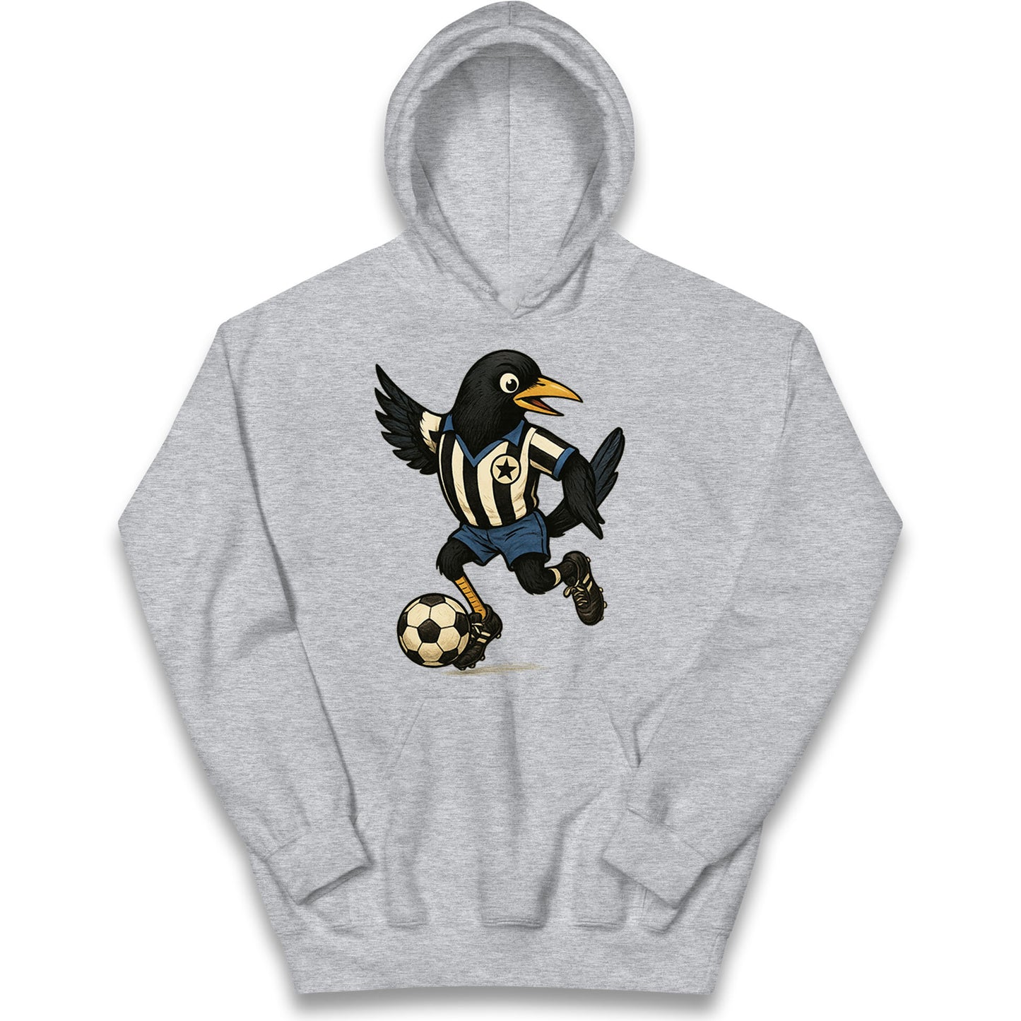 Retro Newcastle United Football Kids Hoodie