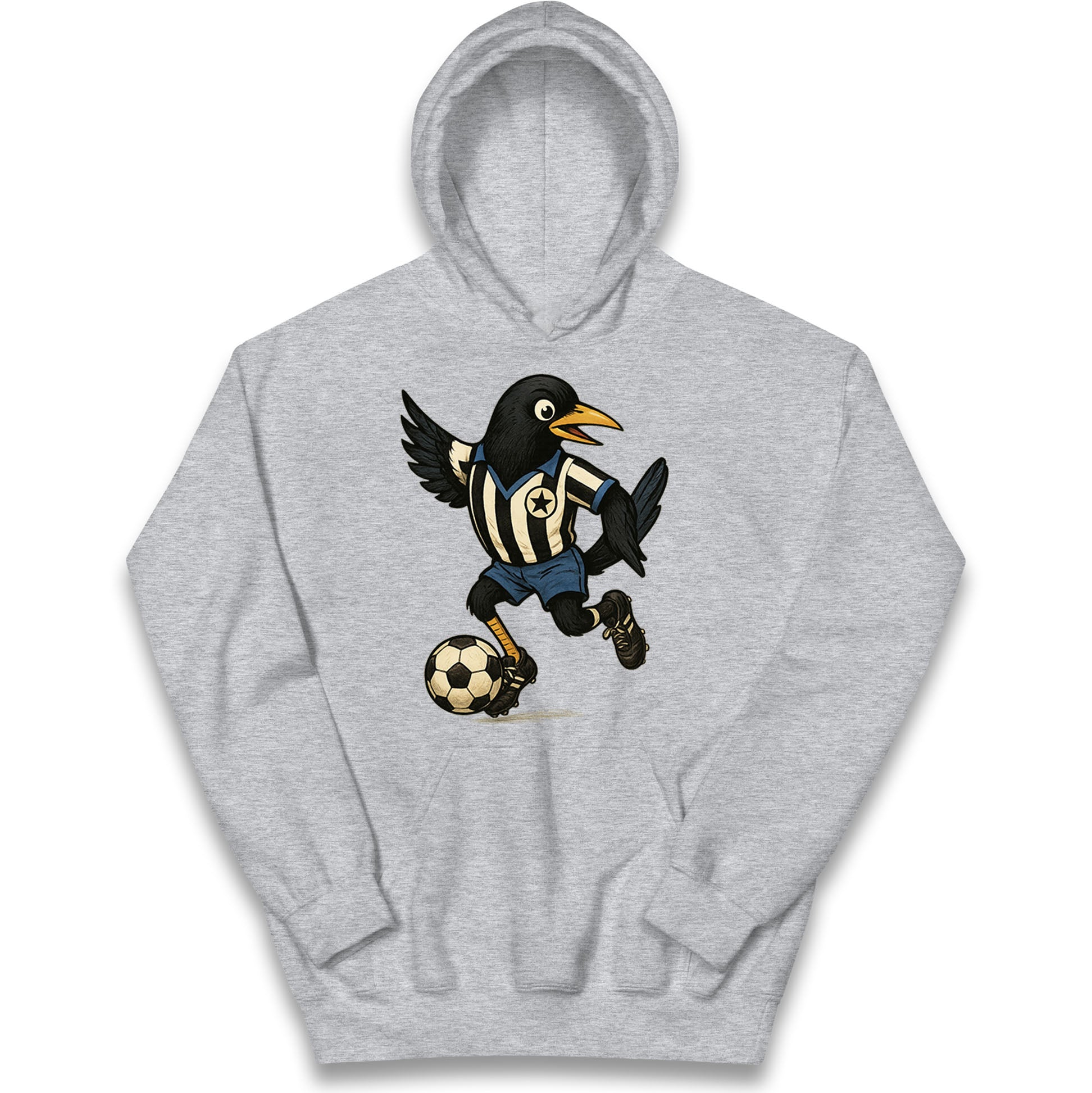 Retro Newcastle United Football Kids Hoodie