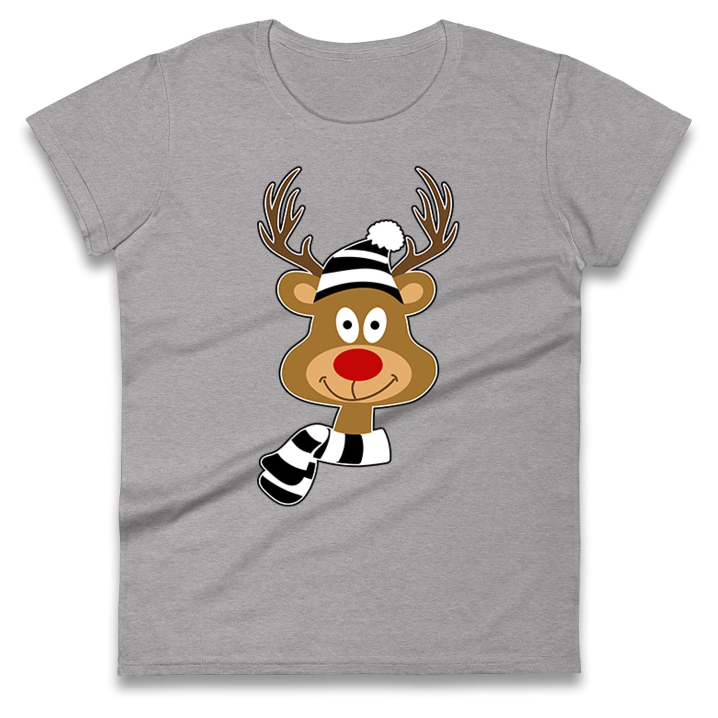 Grimsby Town Rudolph Christmas Ladies T Shirt 