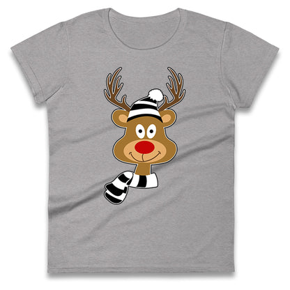 Grimsby Town Rudolph Christmas Ladies T Shirt 