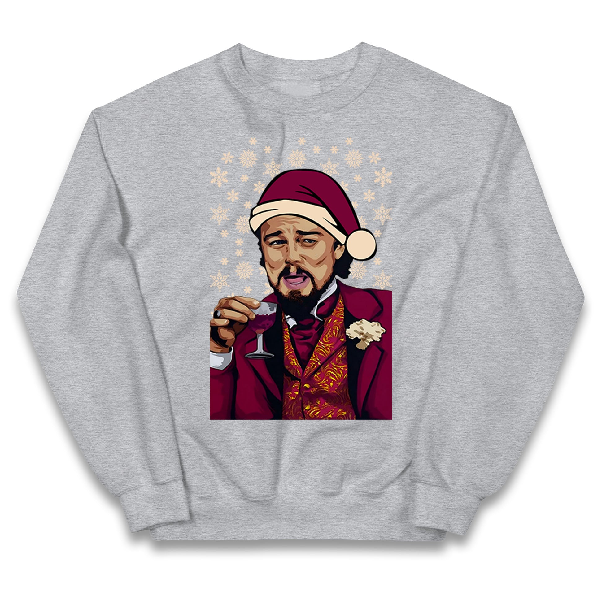 leonardo dicaprio christmas jumper