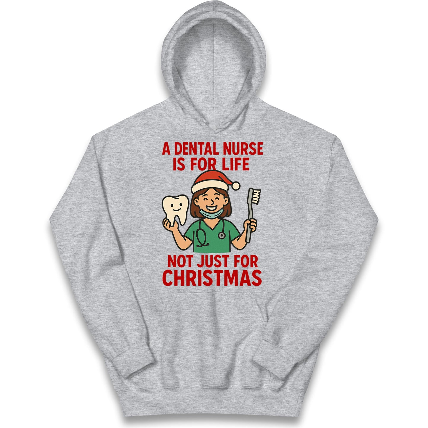 Dental Nurse Christmas Kids Hoodie
