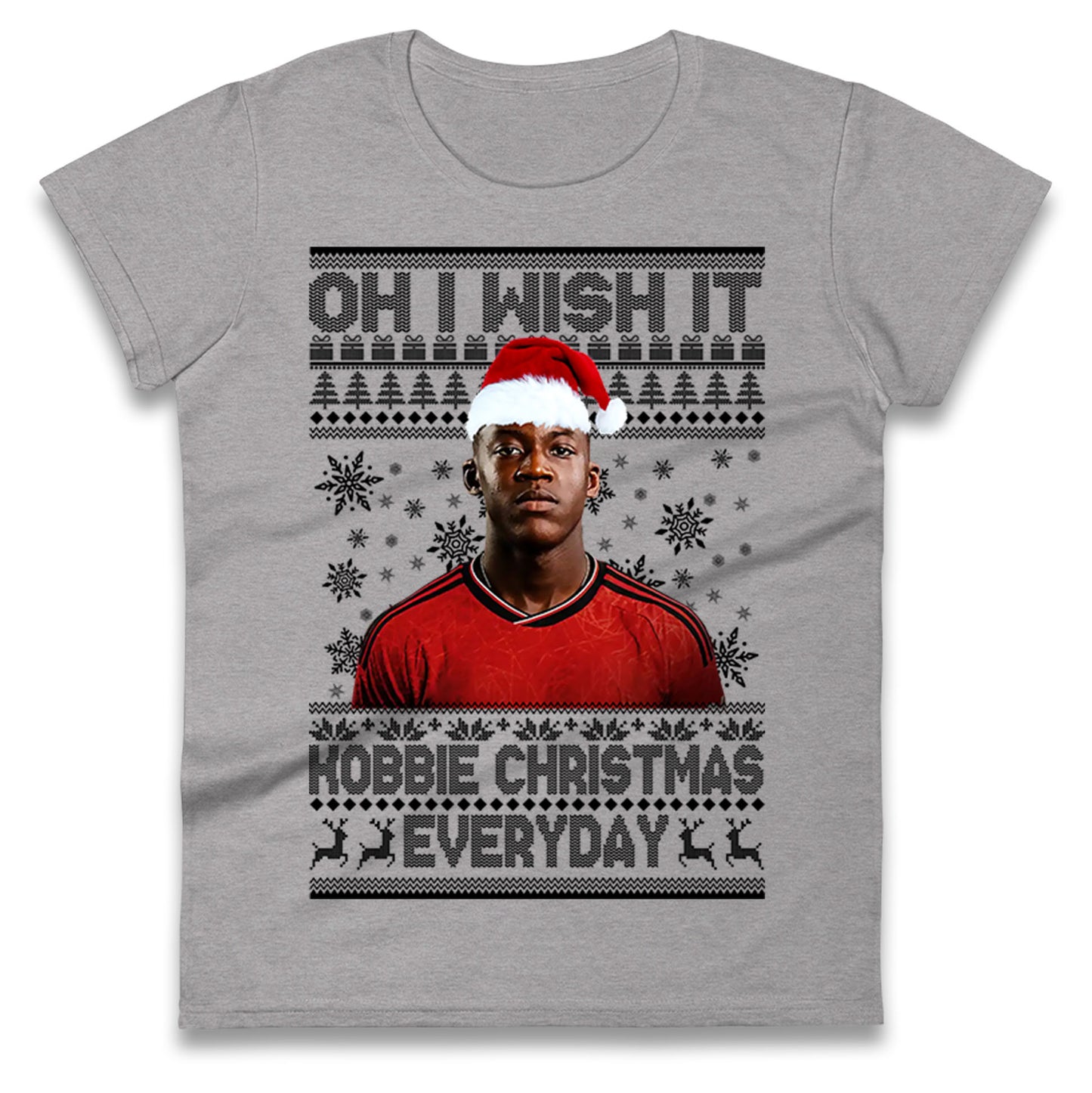 Kobbie Mainoo Christmas Ladies T Shirt