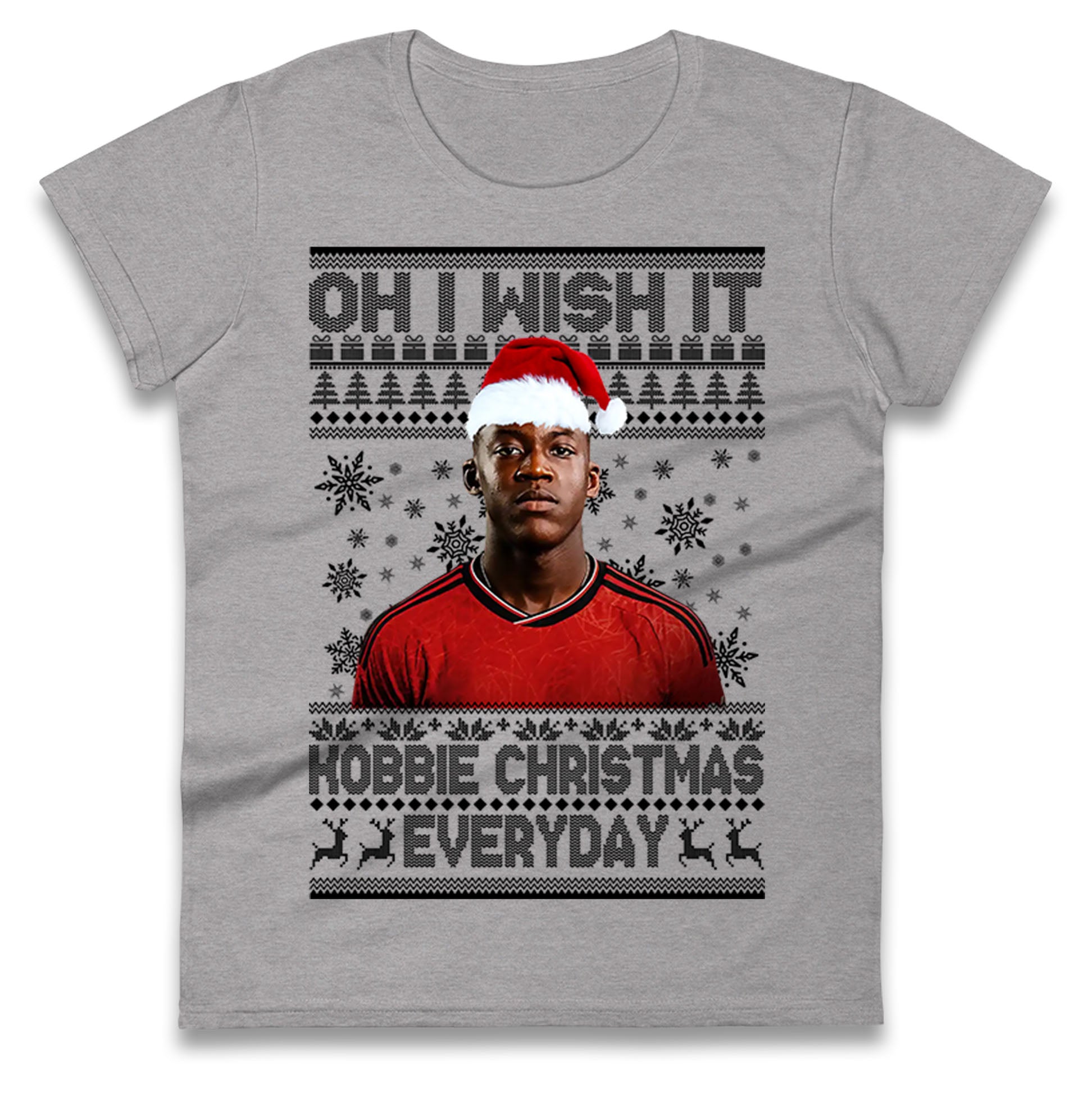 Kobbie Mainoo Christmas Ladies T Shirt