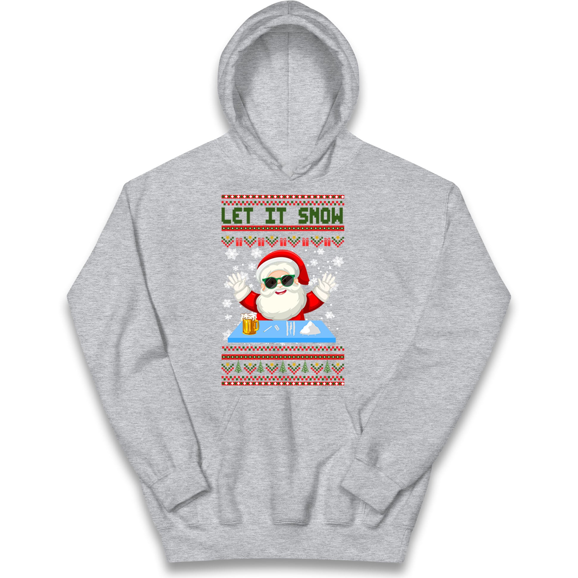 Santa Claus Christmas Kids Hoodie