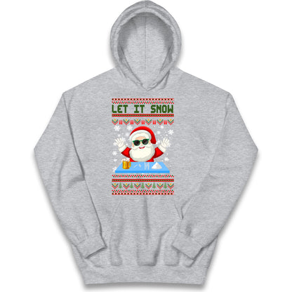 Santa Claus Christmas Kids Hoodie