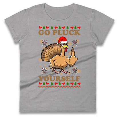 Christmas Go Pluck Yourself Funny T Shirt
