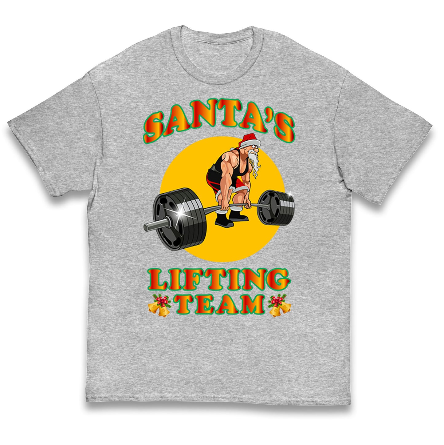 bodybuilding gym christmas t shirt