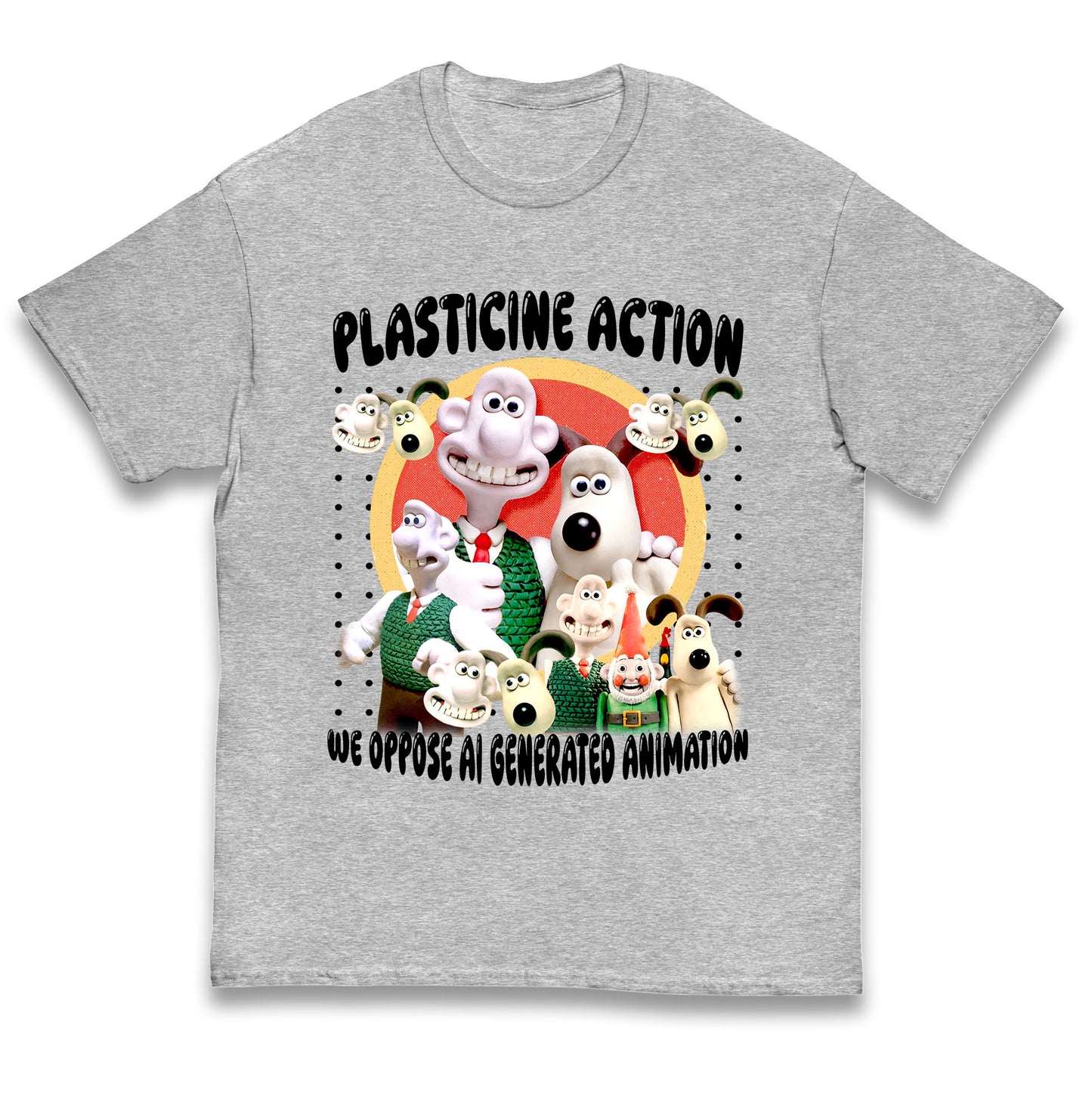 Plasticine Action Figure Kids T Shirt